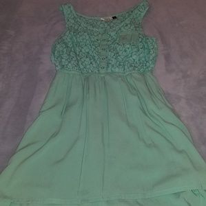 Turquoise summer dress